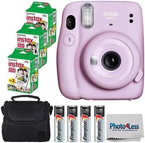 Fujifilm Instax Mini 11 Instant Camera - Lilac Purple (16654803) + 3x Packs Fujifilm Instax Mini ... | Amazon (US)