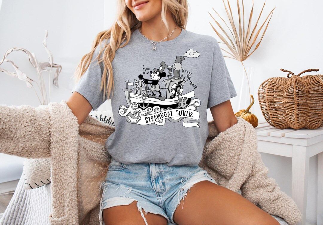 Steamboat Willie's River Cruises Shirt, Disney Cruise Shirt, Mickey Sound Cartoon Tee, Disneyland... | Etsy (US)