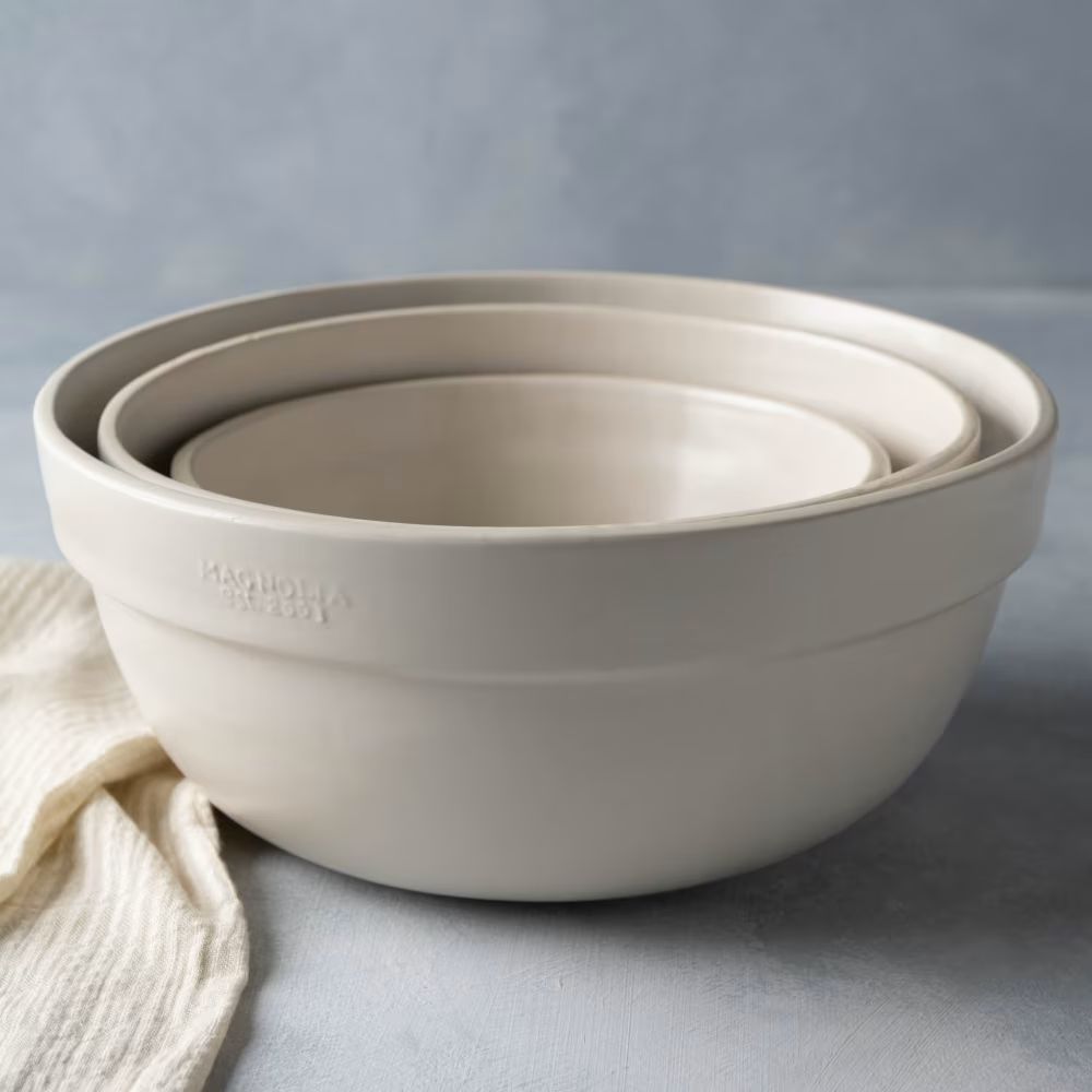 Set of Vintage-Inspired Mixing Bowls | Magnolia