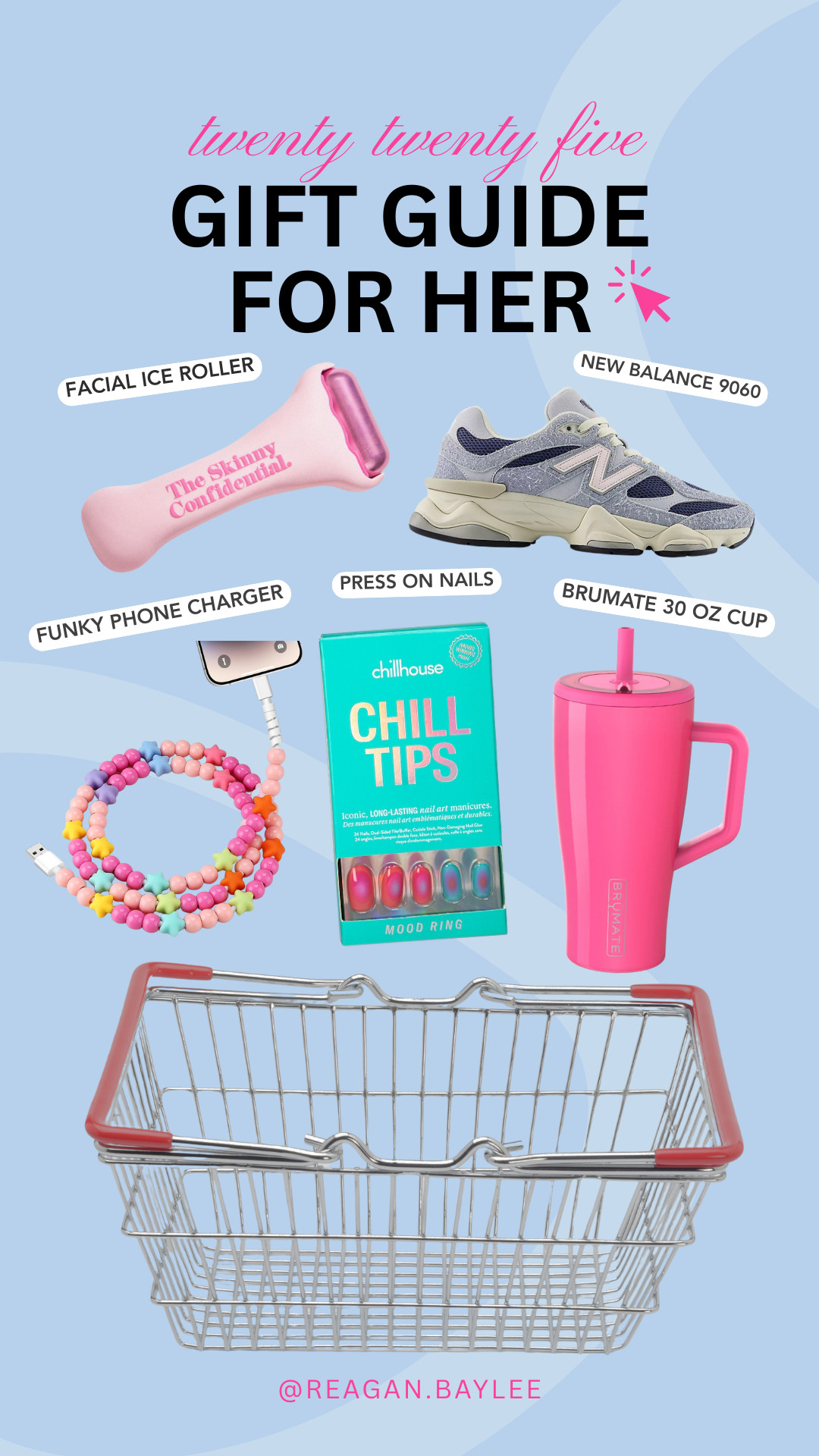 my top girly gift ideas of 2025 😚🦋💝🍒⭐️ xo // dad sneakers, press on nails, facial roller and more 

 #LTKGiftGuide #LTKHome #LTKStyleTip