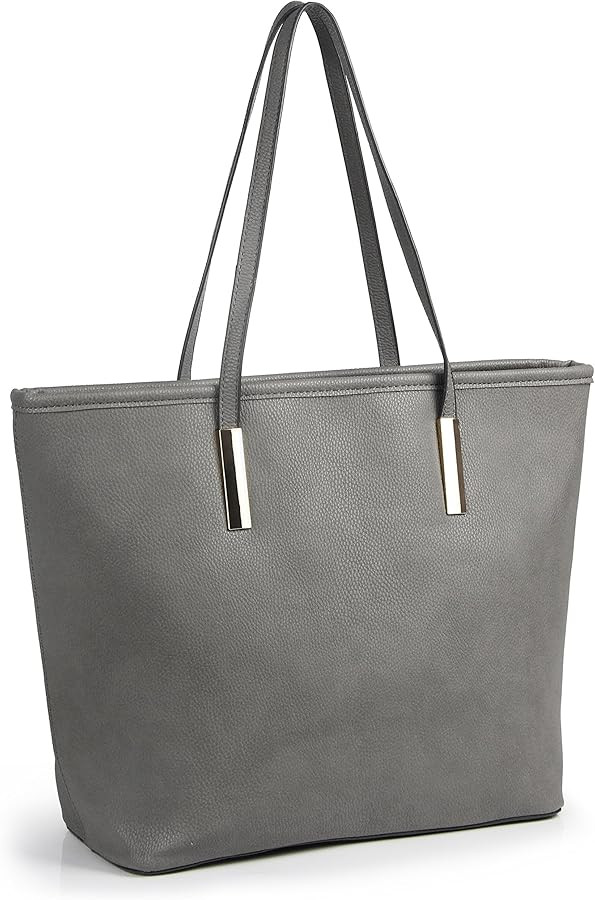 Simple Solid Color Pu Leather Top Handle Satchel Handbags for Women Shoulder Bags | Amazon (US)