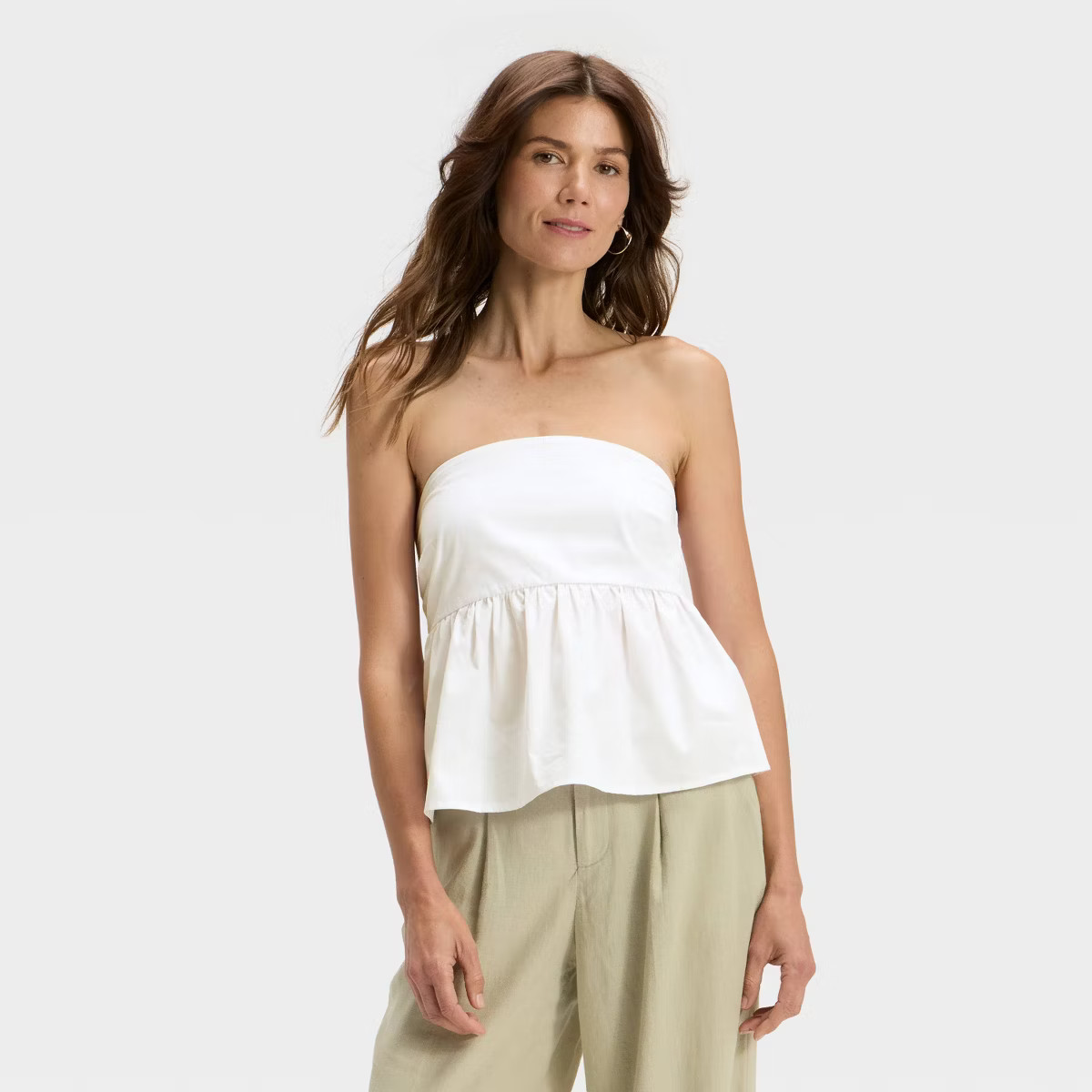 Women's Babydoll Tube Top - A New Day™ | Target