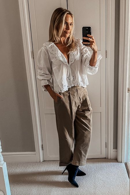 Meet my new favourite @freepeopleeu wide-leg trousers. The best time of the year to style them up with either feminine embroidered blouses, flattering bodysuits or textured cable-knits - which would you go for? Ad
.
.
.
Shop all these items at my @shop.ltk account + linked in stories 
#liketkit #freepeople #theeditbutton #autumnstyle #fallstyle #autumnfashion #fallfashion #autumnwardrobe #dailystyle #mystyle #ootd

#LTKeurope
