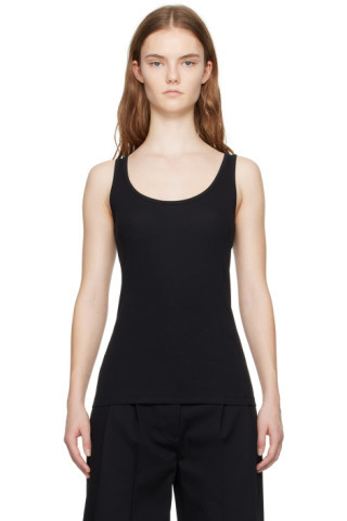 TOTEME - Black Classic Tank Top | SSENSE