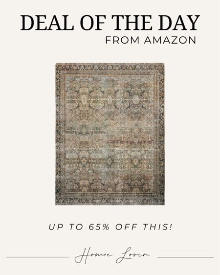 Deal of the Day from Amazon! Up to 65% off this! 

home decor, interior design, homielovin, area rug, oriental rug, rug #Amazon

Follow my shop @homielovin on the @shop.LTK app to shop this post and get my exclusive app-only content!

#LTKSaleAlert #LTKSeasonal #LTKHome
