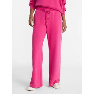 No Boundaries Washed Fleece Wide Leg Pants, 31" Inseam, Women's XXS-XXL | Walmart (US)