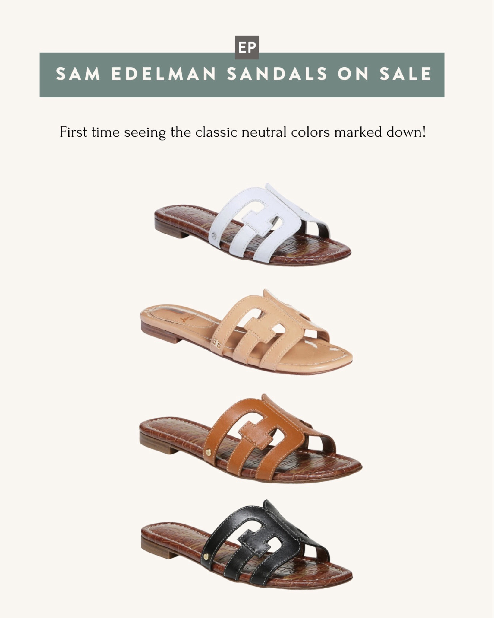 Sale alert ~ ive owned the patent leather beige pair for years now (TTS - I have size 5) and have not seen that color on sale before! Comfy without breaking in needed. 

They still are in great condition after regular wear. The patent has also held up through some wet pool side wear and water splash pads.

#LTKSeasonal #LTKshoecrush #LTKsalealert