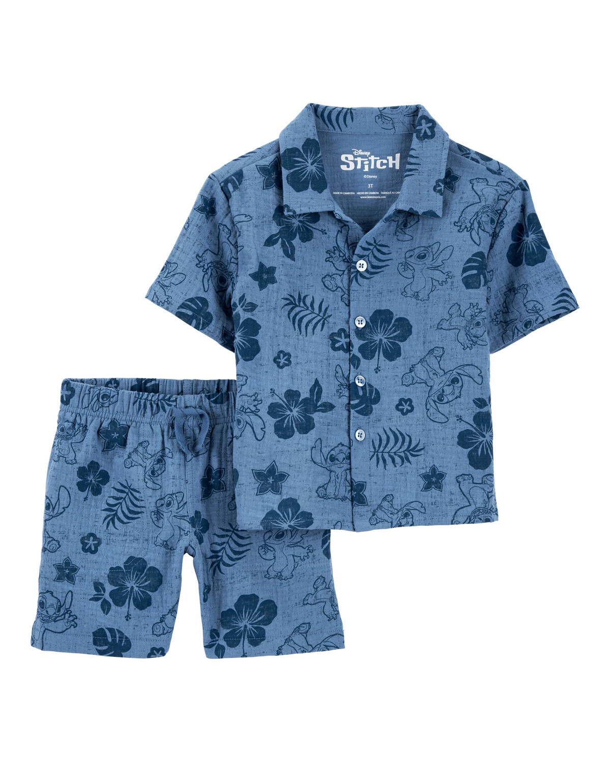 Toddler Stitch 2-Piece Gauze Outfit Set | Carter's Inc