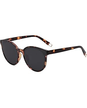 SOJOS Oversized Round Sunglasses for Women and Men | Amazon (US)
