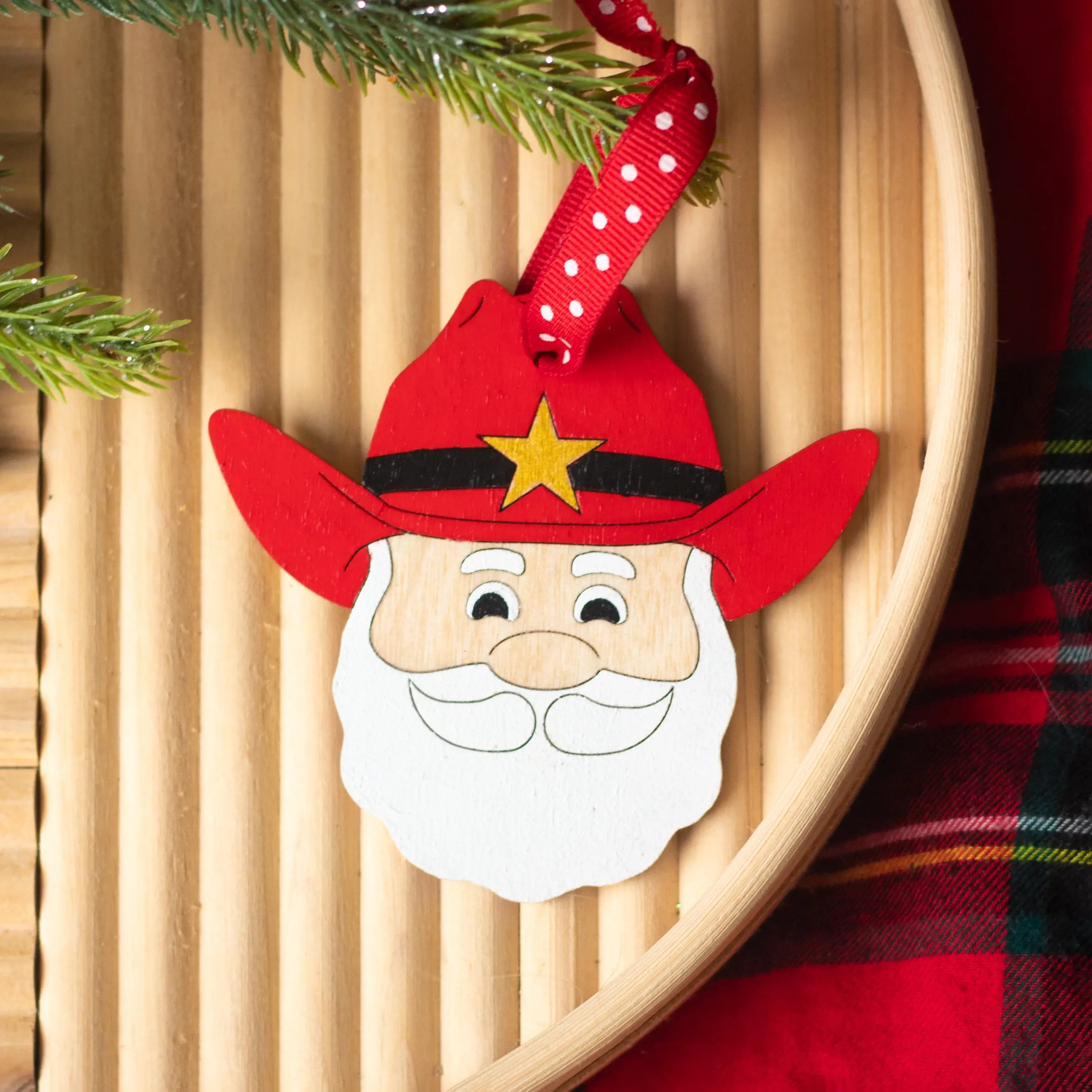 Cowboy Santa Ornament | Le Chic Miami