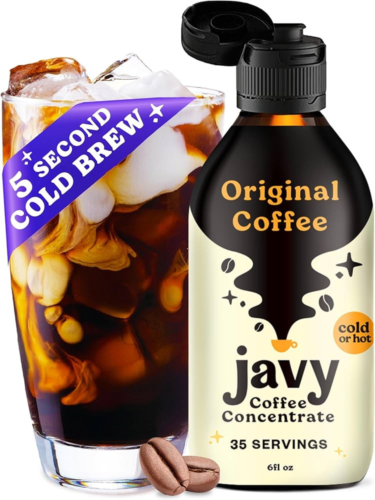 Javy Coffee Concentrate - Cold Brew Coffee, Perfect for Instant Iced Coffee, Cold Brewed Coffee a... | Amazon (US)