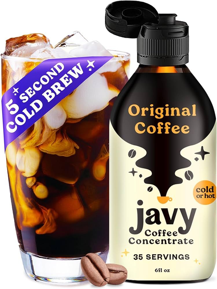 Javy Coffee Concentrate - Cold Brew Coffee, Perfect for Instant Iced Coffee, Cold Brewed Coffee a... | Amazon (US)
