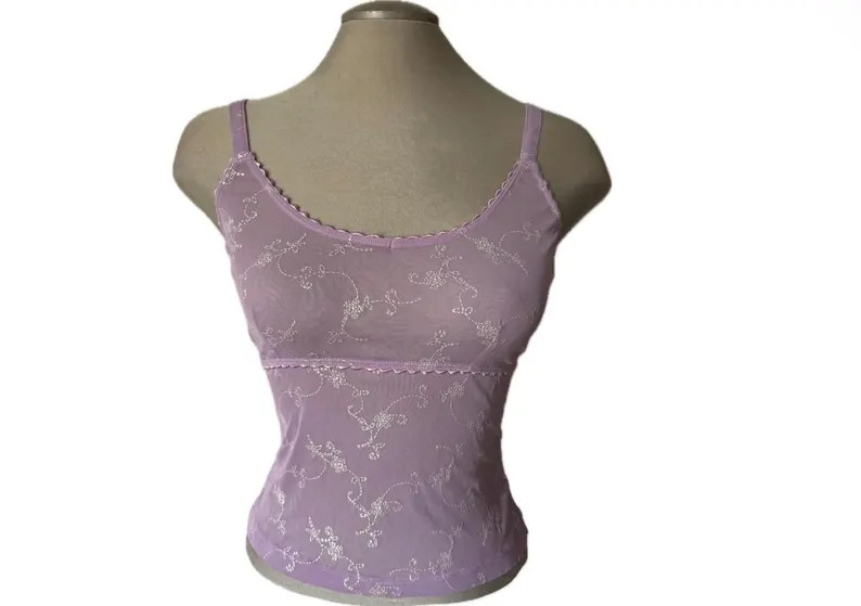Vintage 00s Purple Sheer Camisole - Small - Etsy | Etsy (Global)
