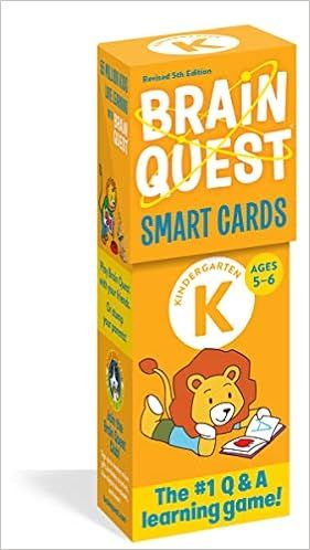 Brain Quest Kindergarten Smart Cards Revised 5th Edition (Brain Quest Decks)     Cards – May 9,... | Amazon (US)