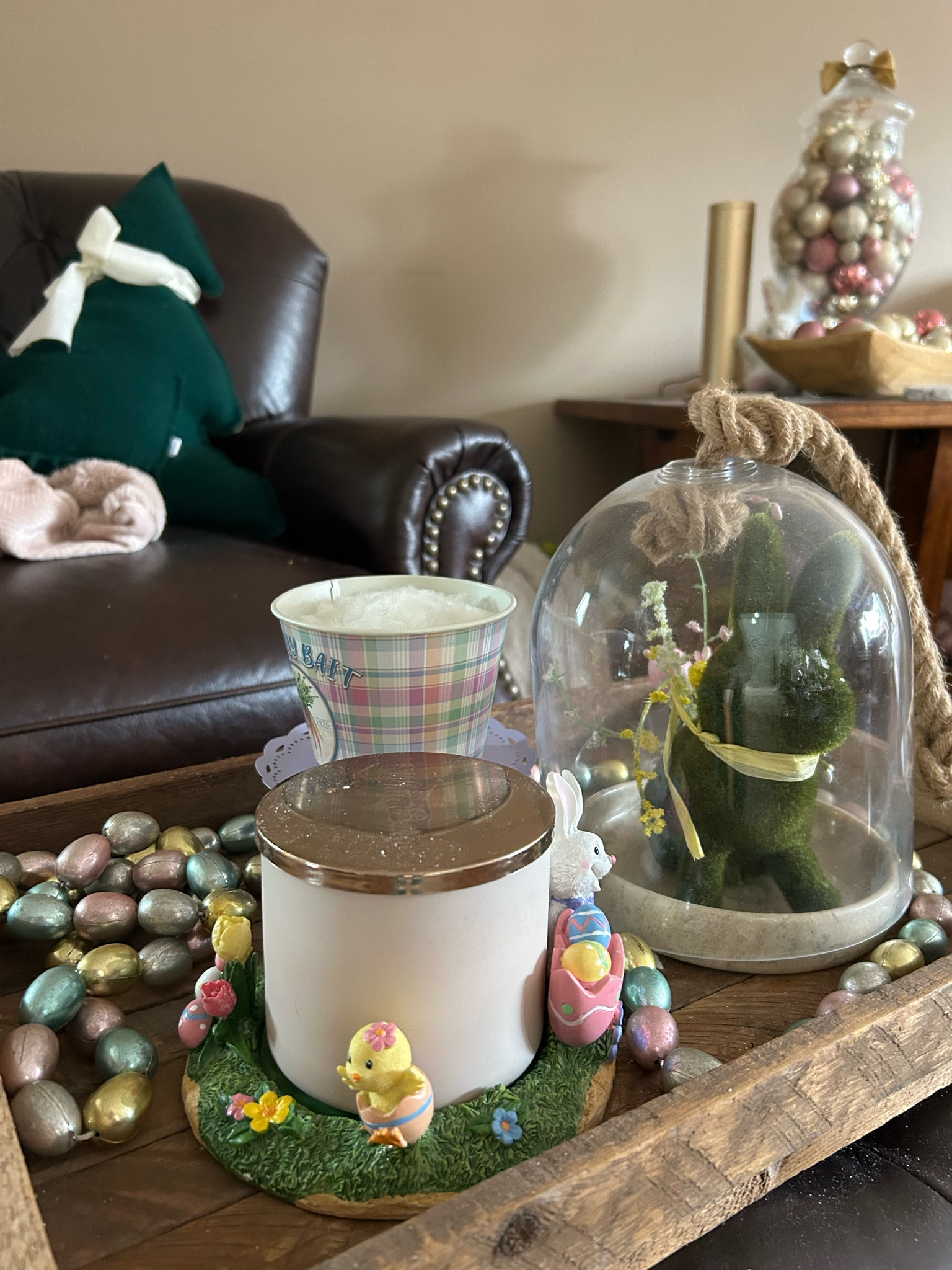 A little tray decor for the Easter season 



#LTKsalealert #LTKSeasonal #LTKhome