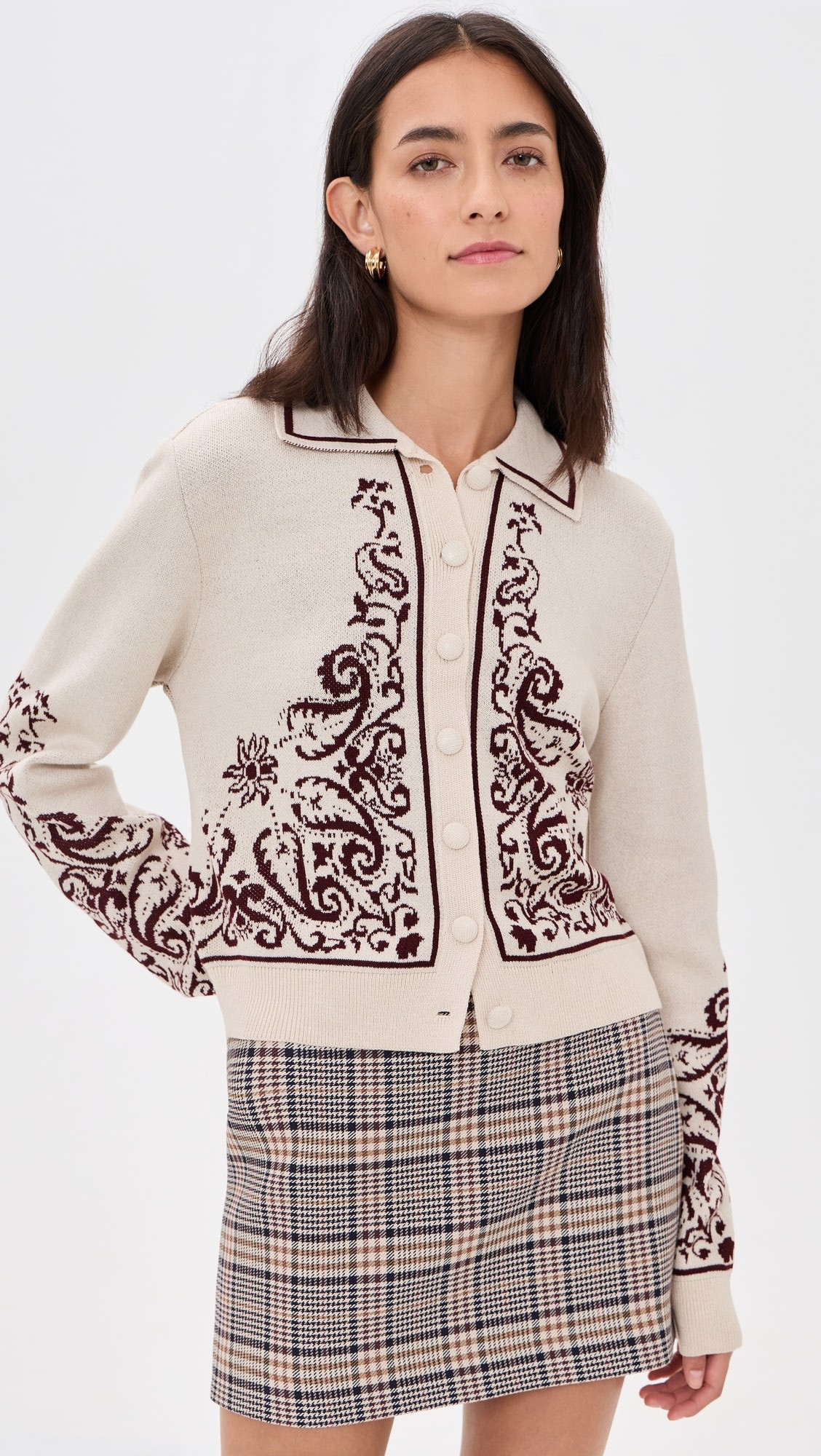 Dress To Jacquard Knit Cardigan | Shopbop | Shopbop