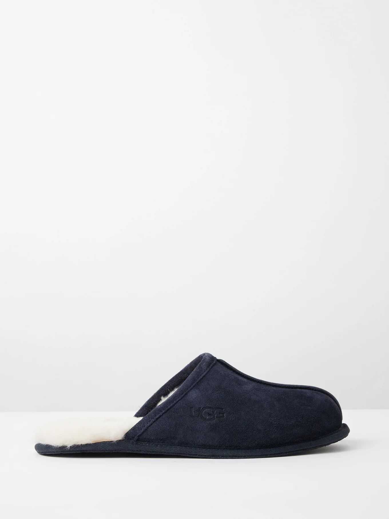 Scuff backless shearling-lined slippers | Matches (UK)