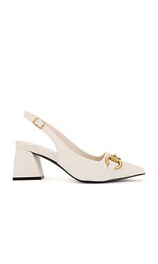 Jeffrey Campbell Nakita Slingback in Ivory Bronze from Revolve.com | Revolve Clothing (Global)