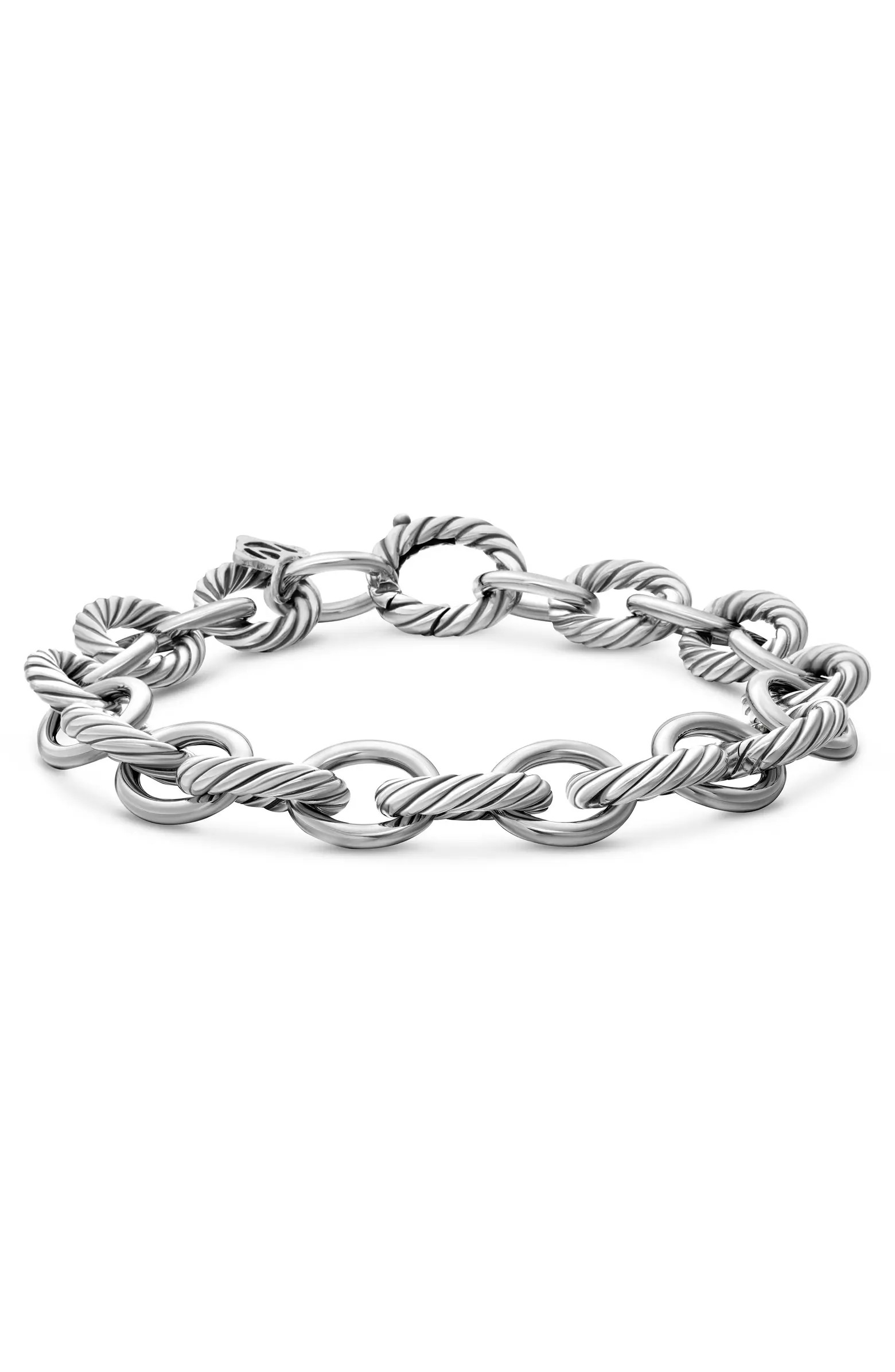 Oval Link Chain Bracelet in Sterling Silver, 10mm | Nordstrom