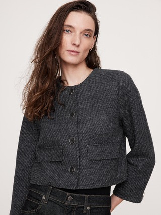 Tweed Lady Jacket | Banana Republic (US)