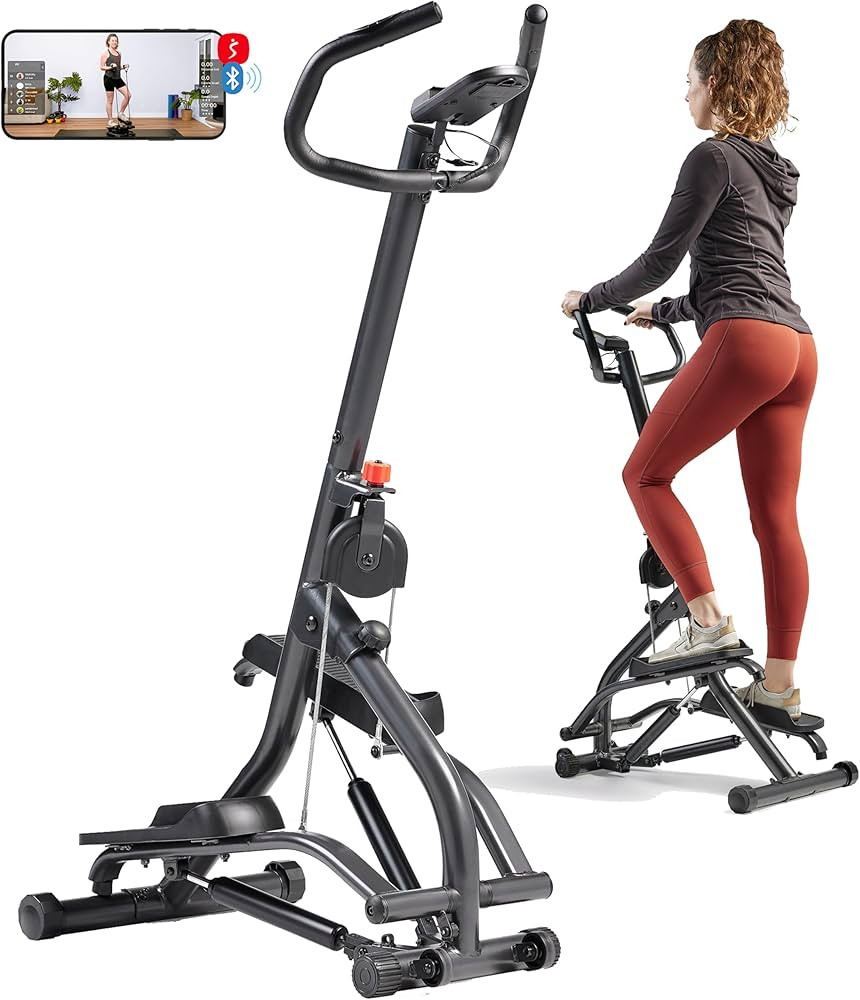Sunny Health & Fitness Stair Stepper w/Handlebar, Extended Step Range Machine for Climbing Exerci... | Amazon (US)