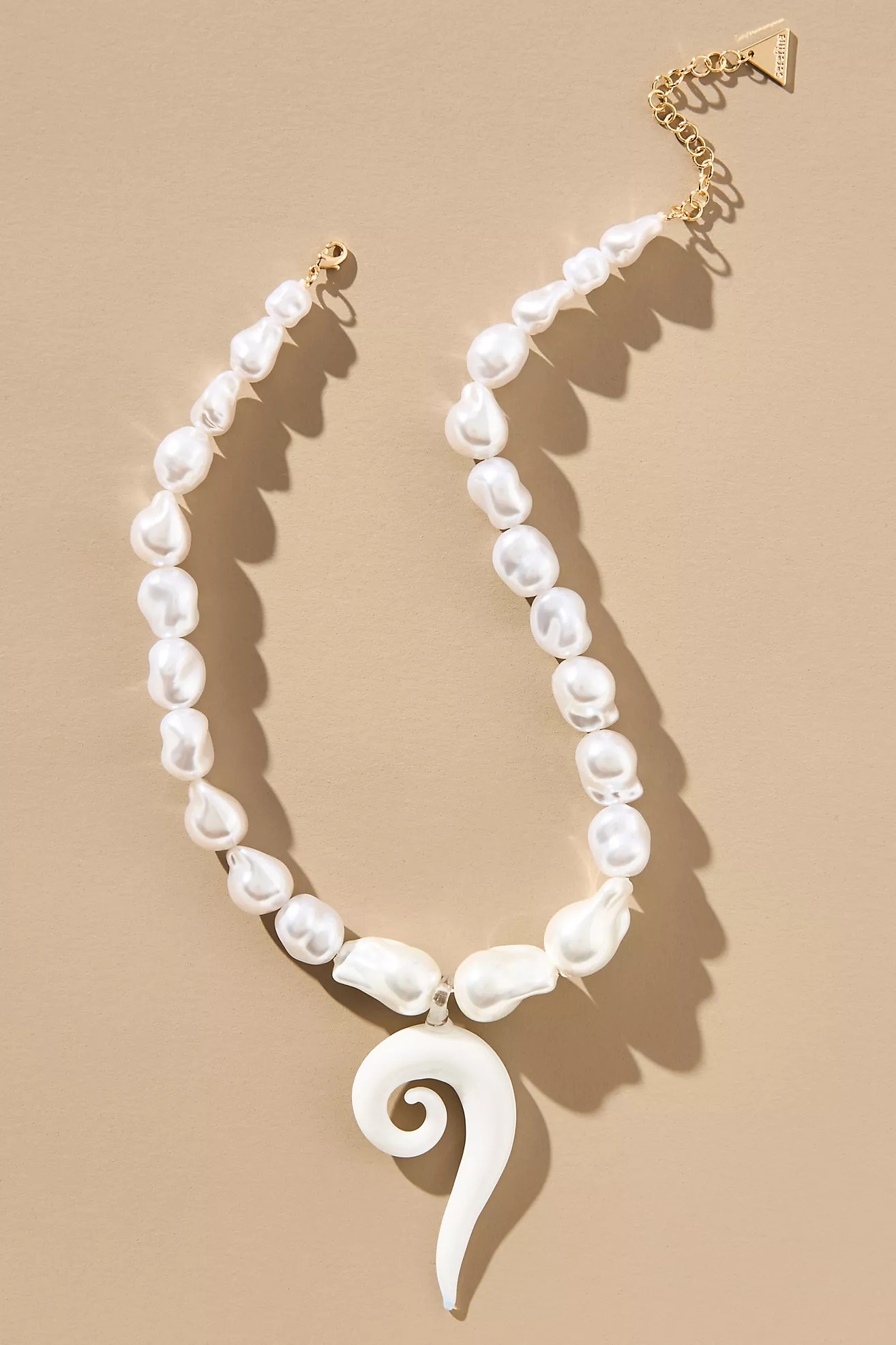 Pearl Spiral Necklace | Anthropologie (US)