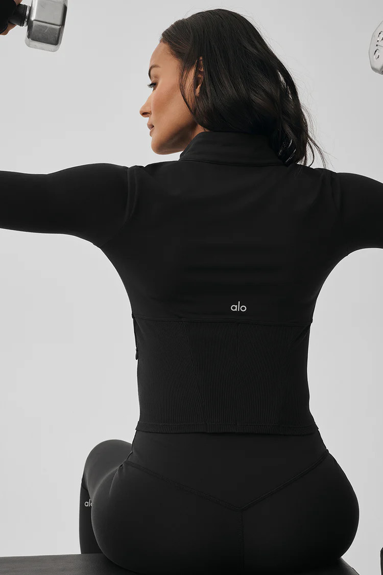 Airbrush Corset Full Zip Jacket | Alo Yoga