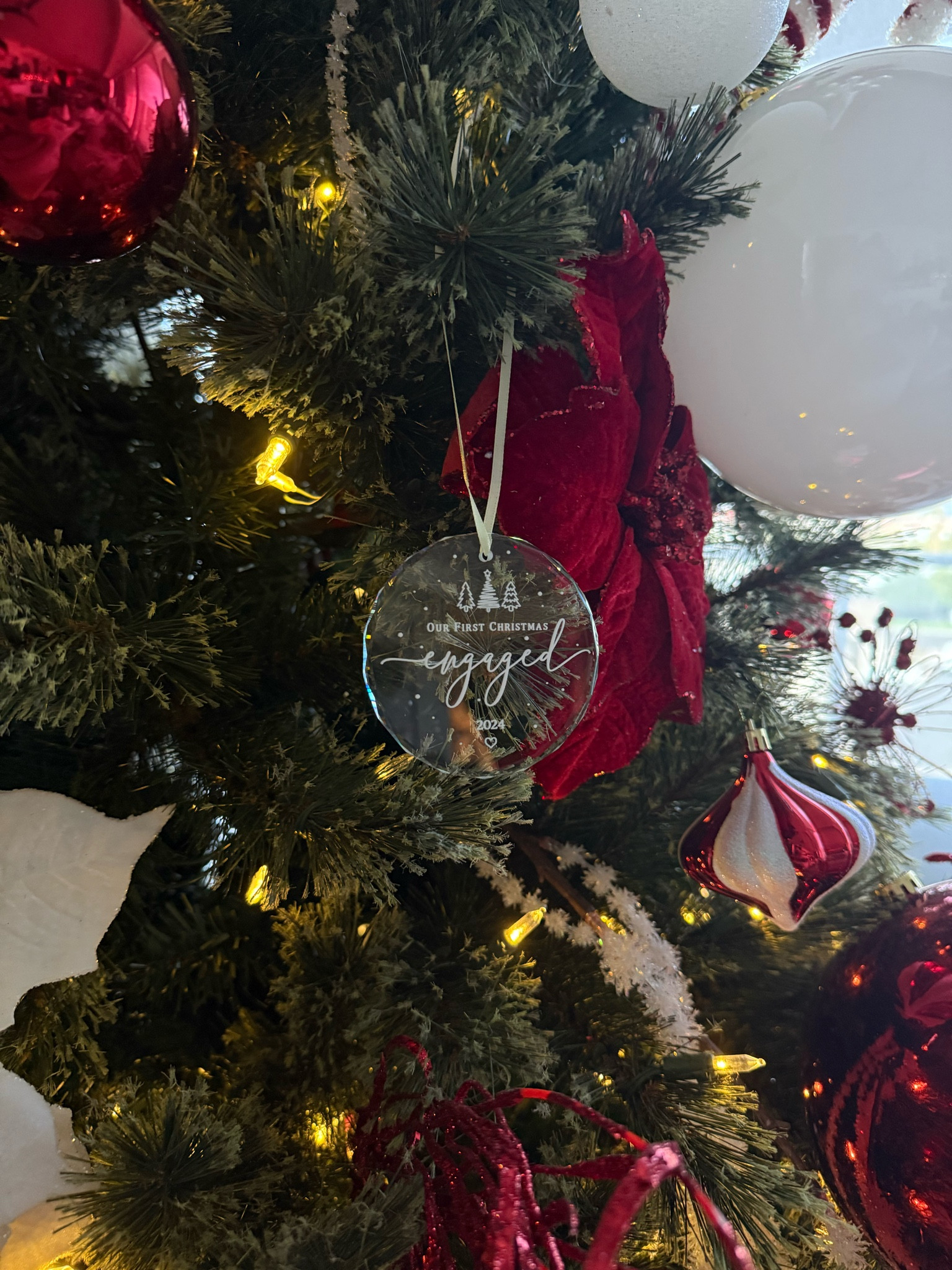 Our engagement ornament💍♥️

#LTKFindsUnder100 #LTKHoliday #LTKSeasonal