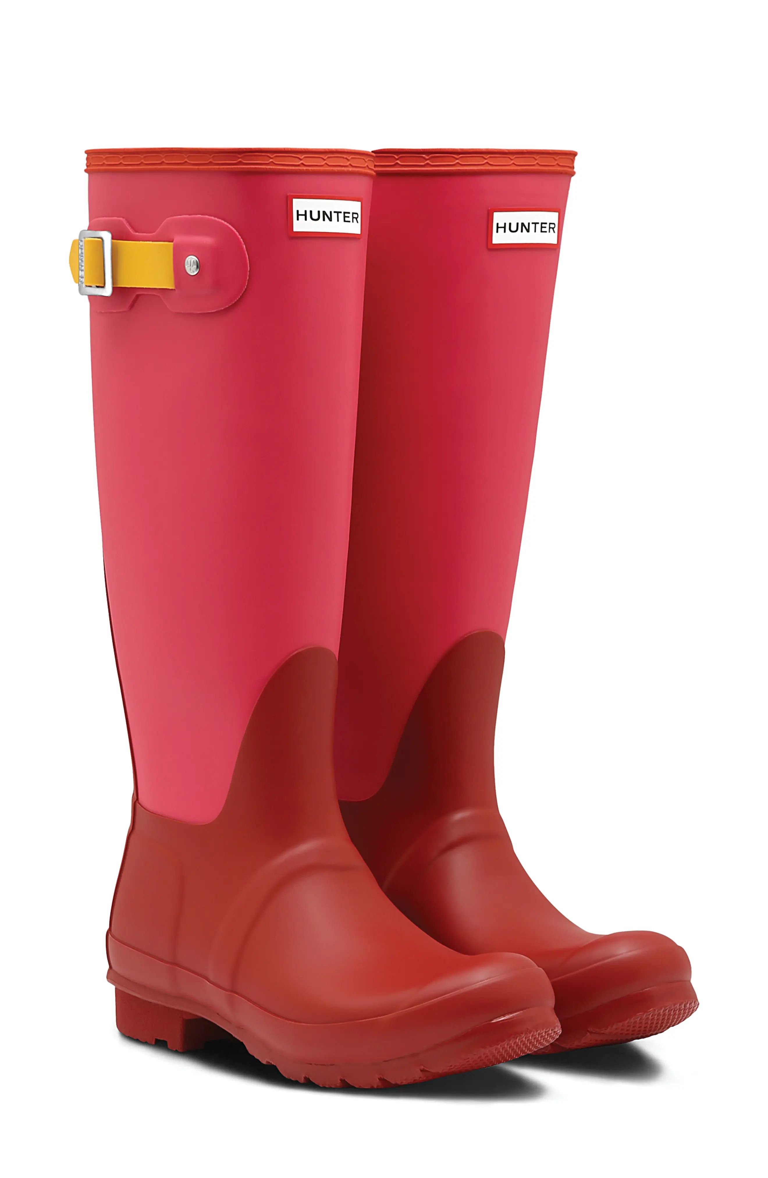 Hunter Original Colorblock Knee High Rain Boot (Women) | Nordstrom
