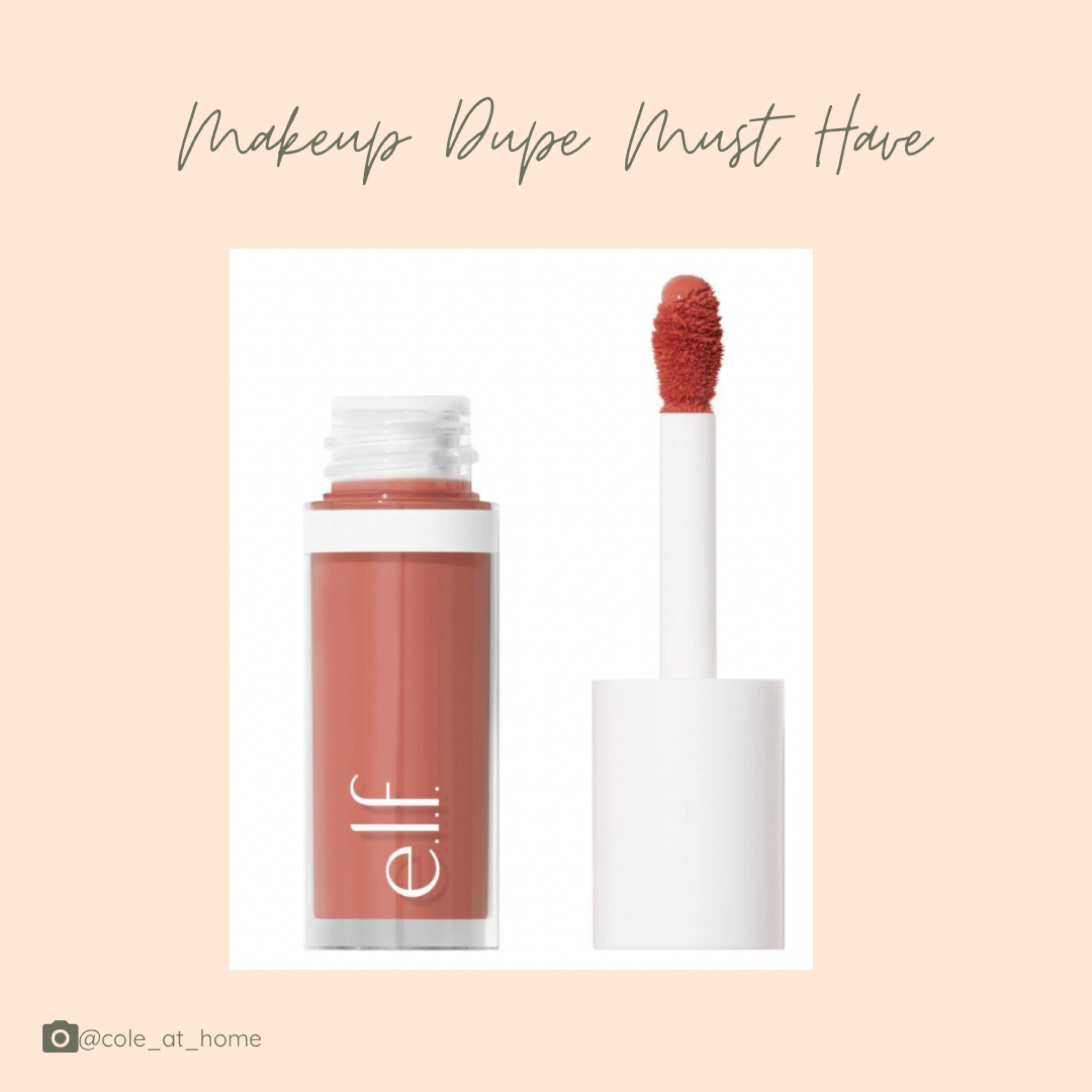 Makeup dupe, blush, cream blush

#LTKbeauty #LTKfindsunder50