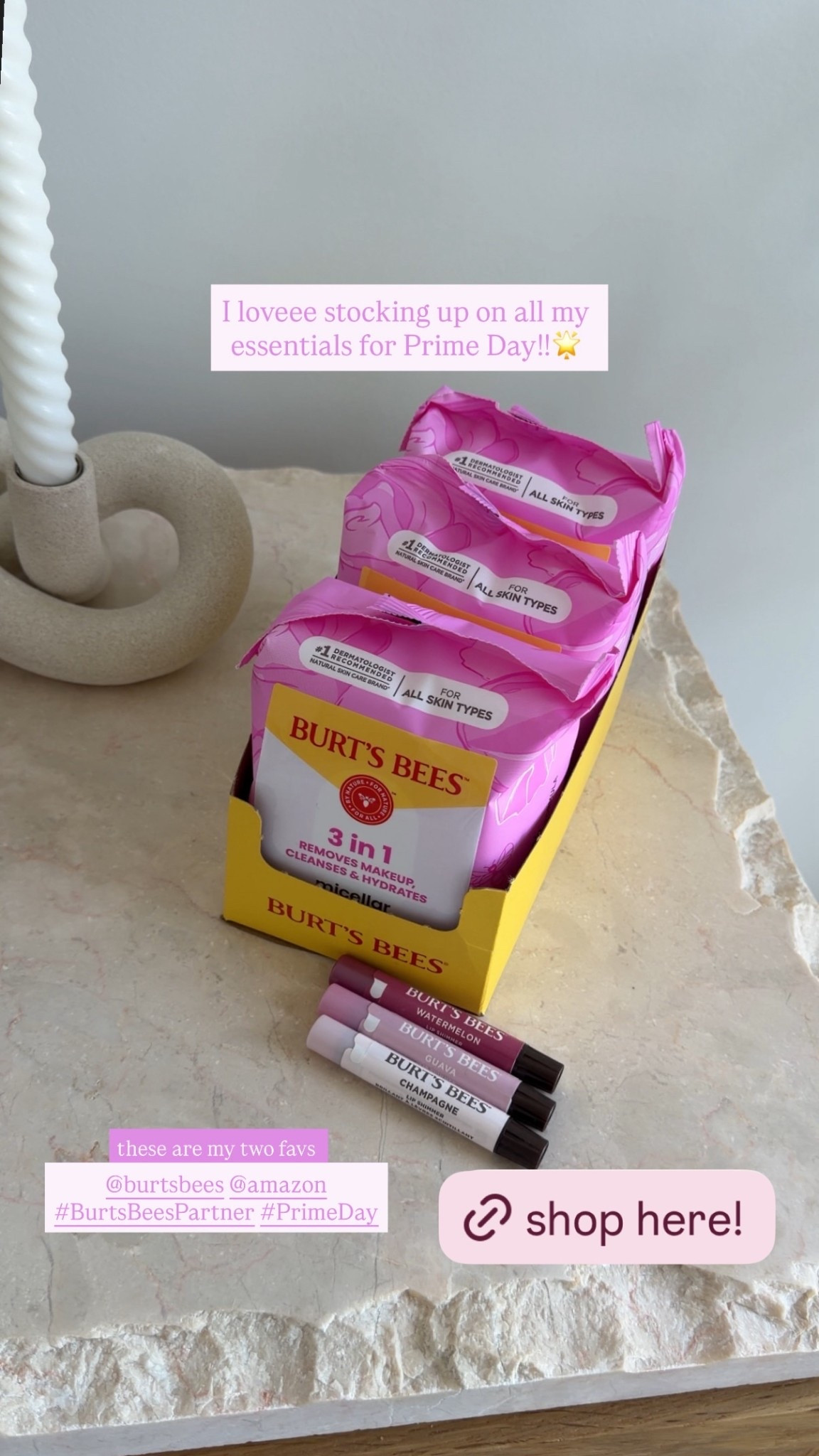 @burtsbees @amazon 
#BurtsBeesPartner #PrimeDay

#LTKSaleAlert #LTKBeauty #LTKselfcare