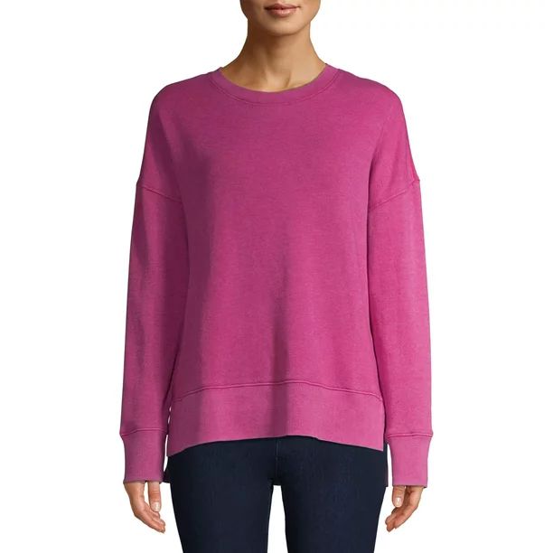 Time and Tru Women's Crewneck Sweatshirt | Walmart (US)