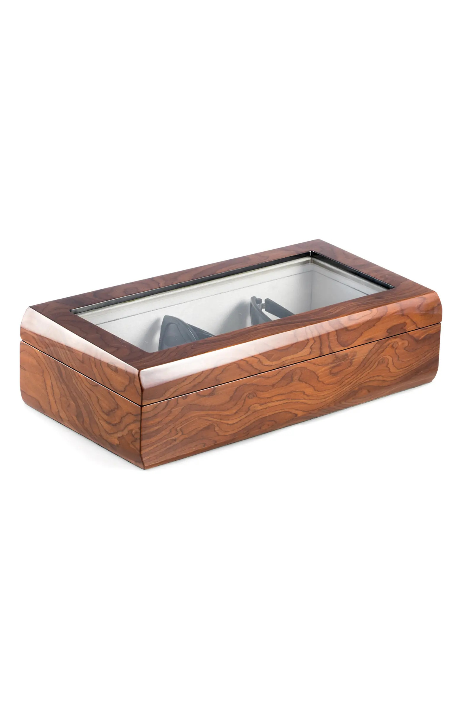 Burl Wood Sunglass & Eyeglass Storage Box | Nordstrom