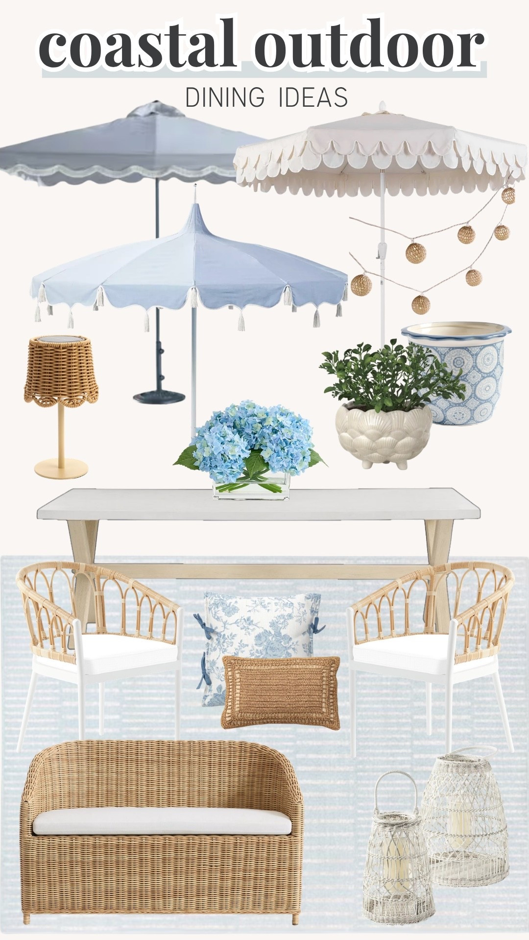 coastal outdoor dining, beach house patio dining, coastal table setting, outdoor summer dining, seaside entertaining ideas, coastal patio decor, al fresco dining coastal, nautical table decor, rattan outdoor furniture, wicker patio dining, linen table settings, neutral outdoor decor, ocean inspired tablescape, coastal chic entertaining, summer outdoor tablescape, beach picnic setup, outdoor dinner party ideas, breezy coastal decor, white and blue table decor, relaxed outdoor dining style

#LTKSeasonal #LTKHome #LTKSwim