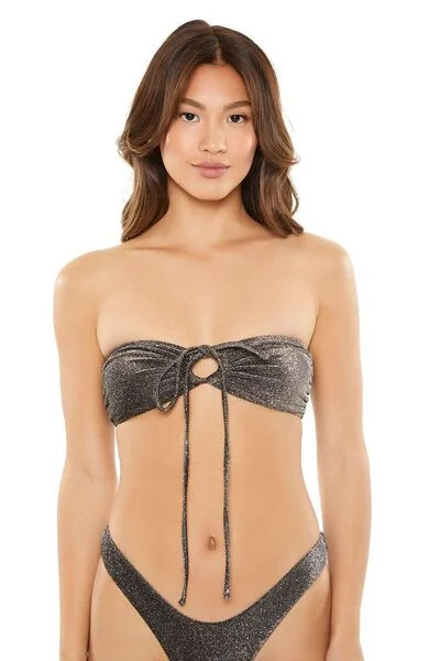 Shimmer Halter Bikini Top | Forever 21