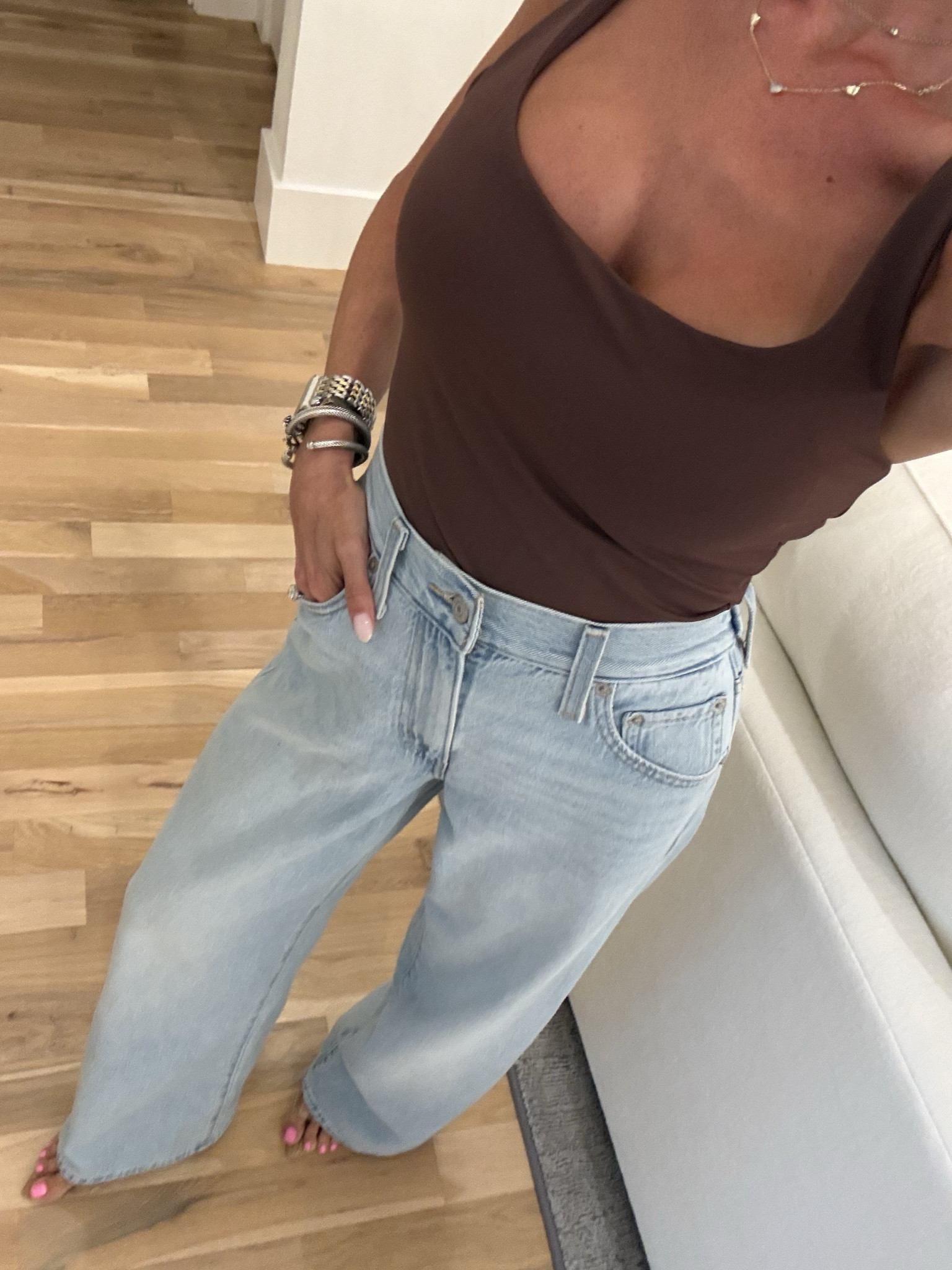 Levi’s adjustable Jean size 23 petite friendly wide leg jeans 

#LTKPetite #LTKSaleAlert
