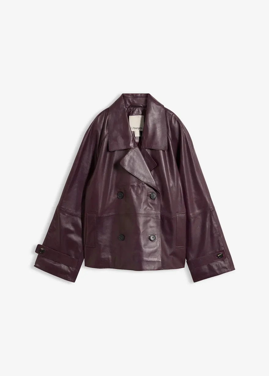 Cabanjacke aus Lammnappa-Leder | Bonprix DE