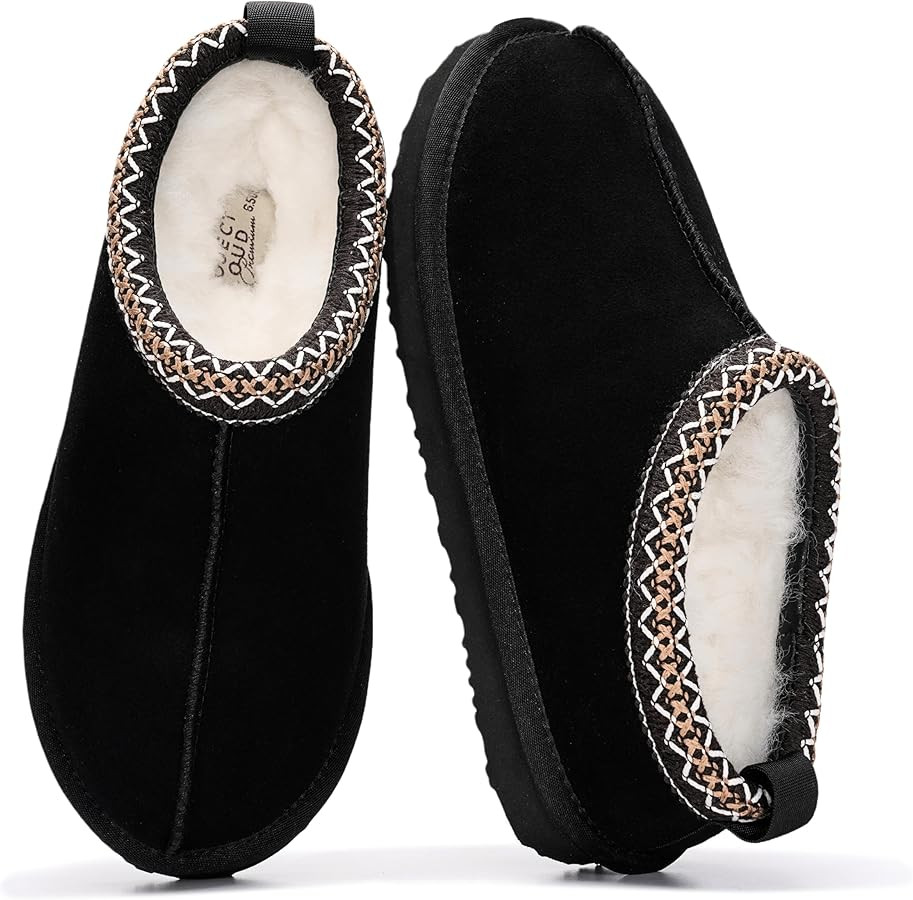 Project Cloud 100% Genuine Leather Womens Slippers with Genuine Australian Shearling Fur Lining S... | Amazon (US)