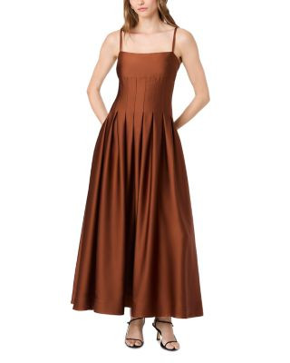French Connection Slinky Satin Pleated Dress | Bloomingdale's (US)