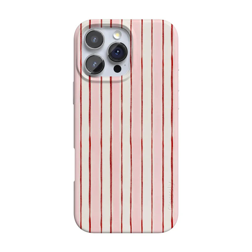 Pretty in Pastel   Blush Stripes Case | CASELY