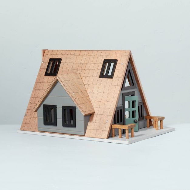 Toy A-Frame Cabin Dollhouse - Hearth &#38; Hand&#8482; with Magnolia | Target