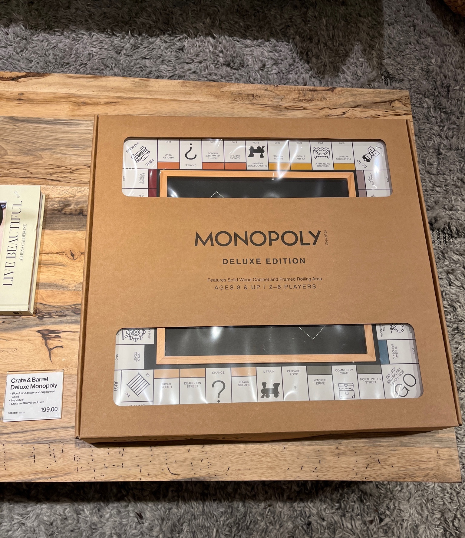 This beautiful Monopoly game is exclusive to Craye & Barrel.  It makes a wonderful gift or a great addition to your own game collection!  It features The Windy City of Chicago.  

#monopoly #gamenight #crateandbarrelgifts #uniquegifts

Monopoly game night | game gifts | unique gifts

#LTKGiftGuide #LTKhome