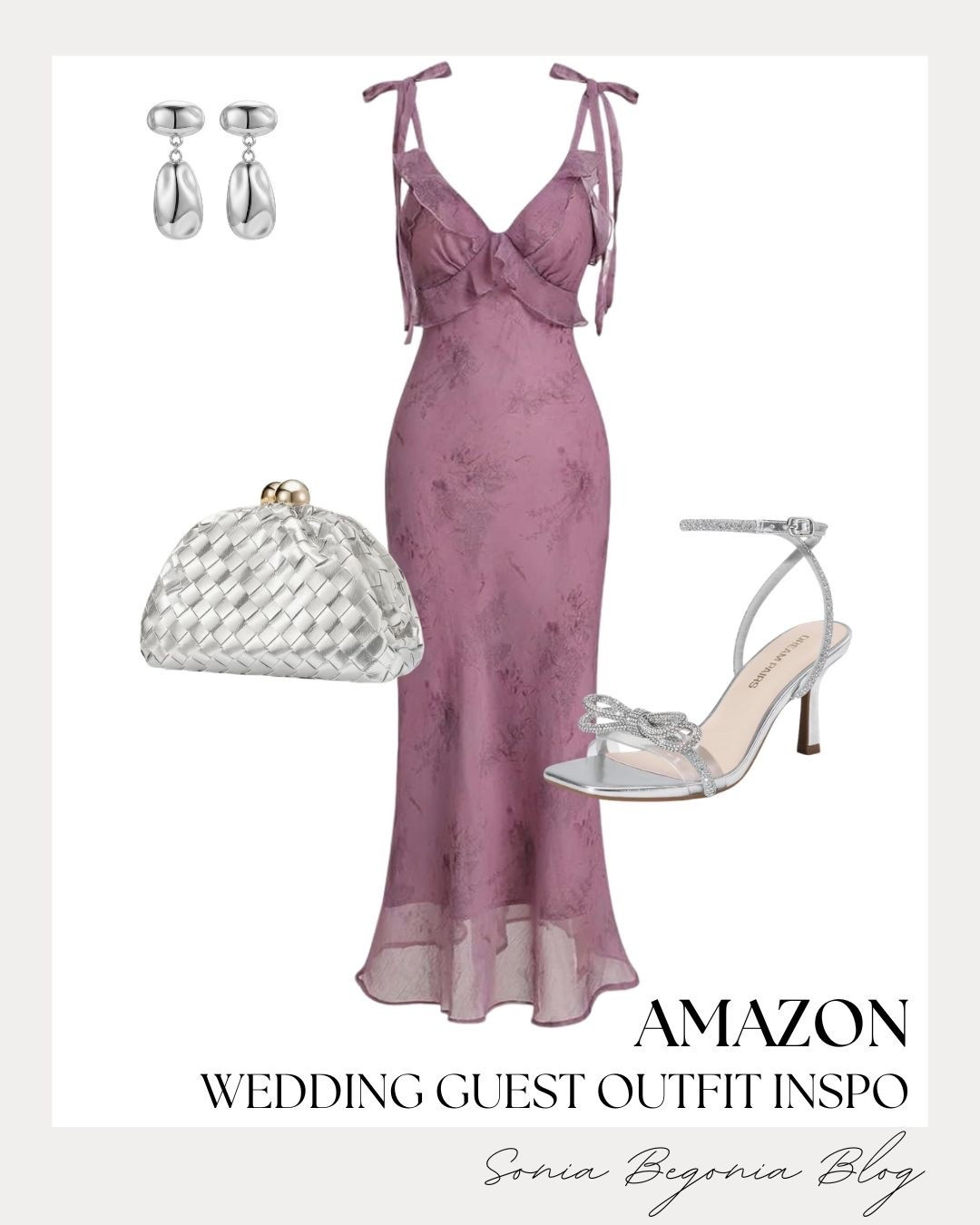 Found the most beautiful mauve floral slip dress on Amazon for wedding season! The tie-straps and ruffle details are so dreamy and elegant. ✨

I paired it with metallic silver heels and a matching woven clutch to elevate the look. Everything is linked on my LTK!

#LTKwedding #AmazonFashion #WeddingGuestOutfit #FloralDress #SlipDress #SummerWedding #WeddingGuestStyle #SoniaBegoniaBlog

#LTKootd #LTKWedding #LTKSeasonal