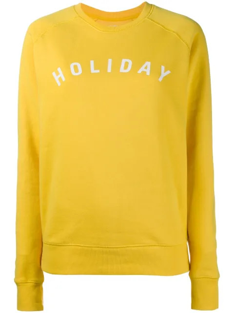 Holiday Sweatshirt Mit "Holiday"-Print | FarFetch DE
