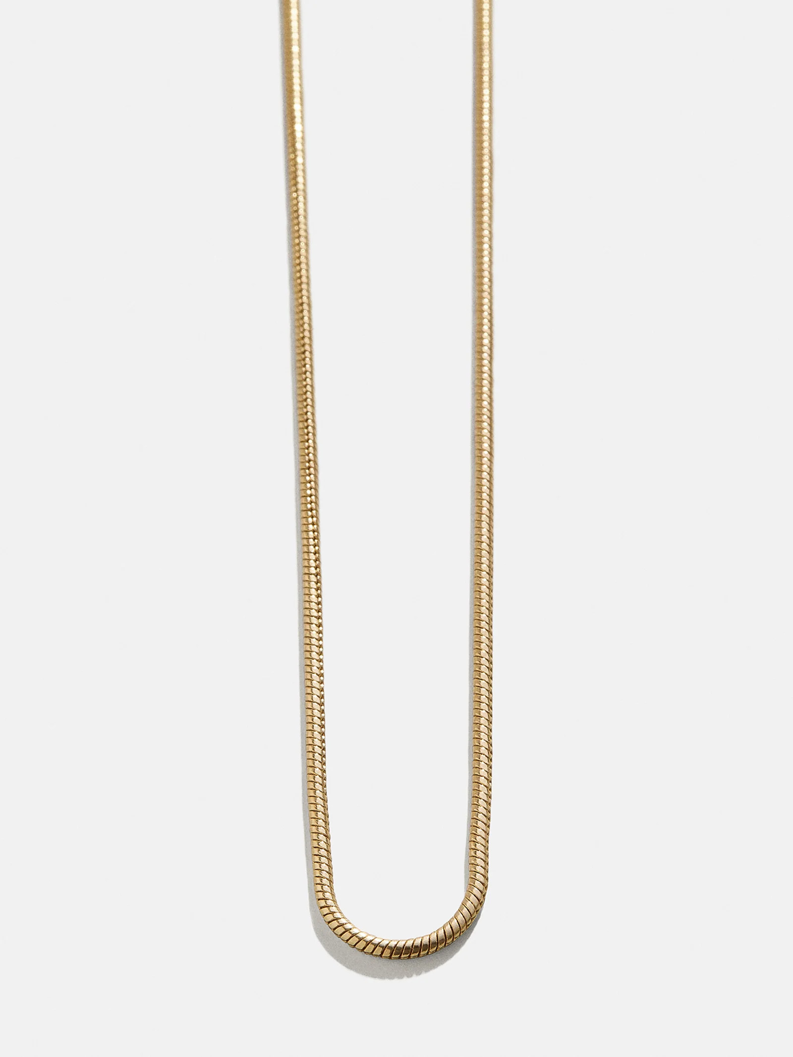 Cluster Charm Necklace Chain - Gold Snake Chain | BaubleBar
