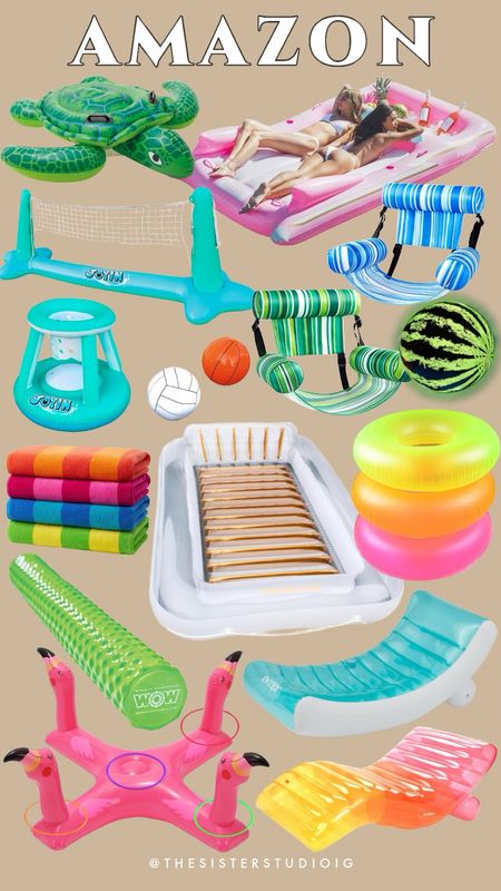 Amazon swim: pool floats, pool toys, and pool towels! 🩵

#LTKSwim #LTKFamily