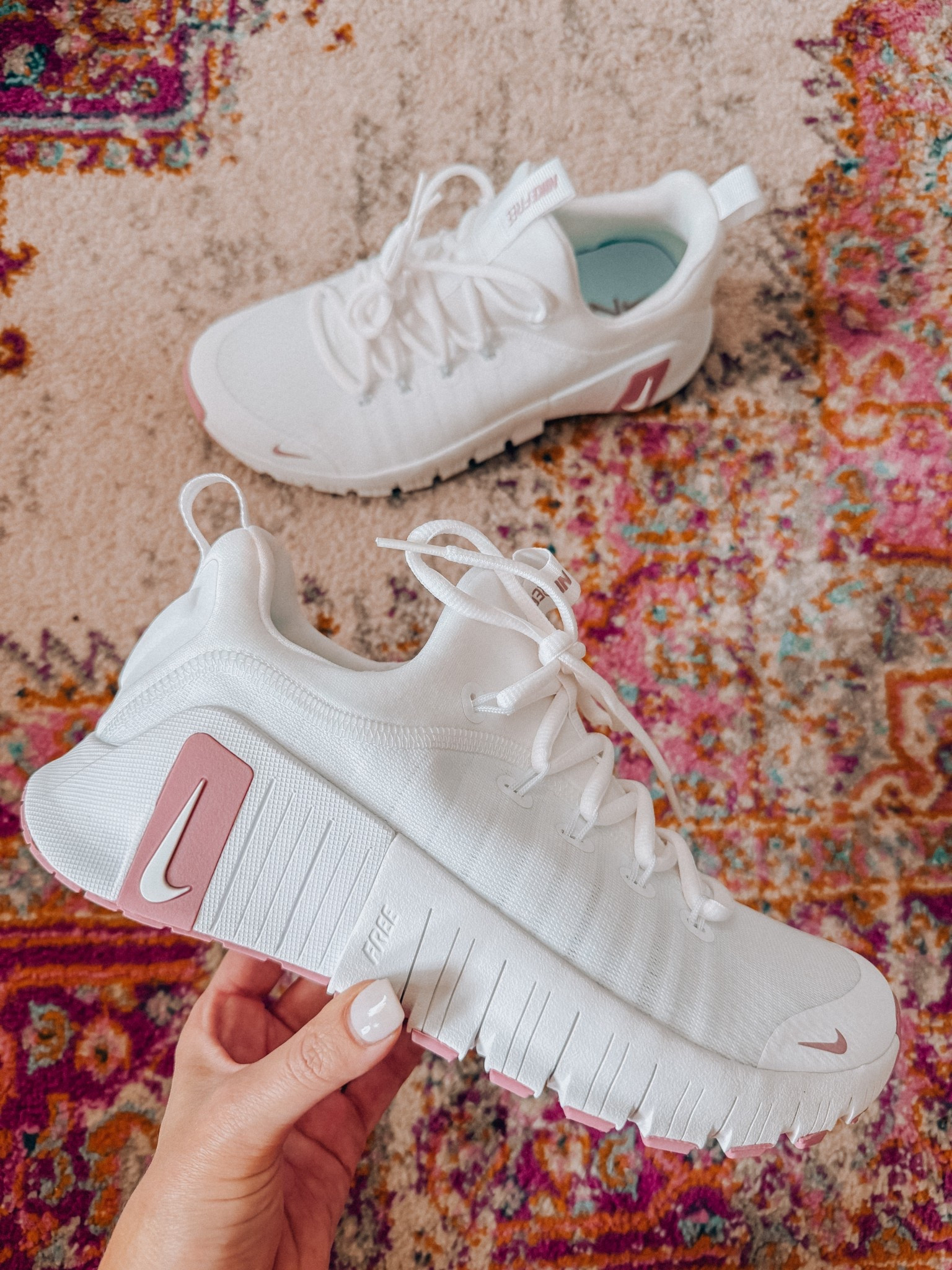 new workout shoes for strength training! I size up a half size in Nike. Ordered a 8.5 and they fit perfect. Tons of colors! This color is currently on sale. 

#LTKShoeCrush #LTKFindsUnder100 #LTKActive