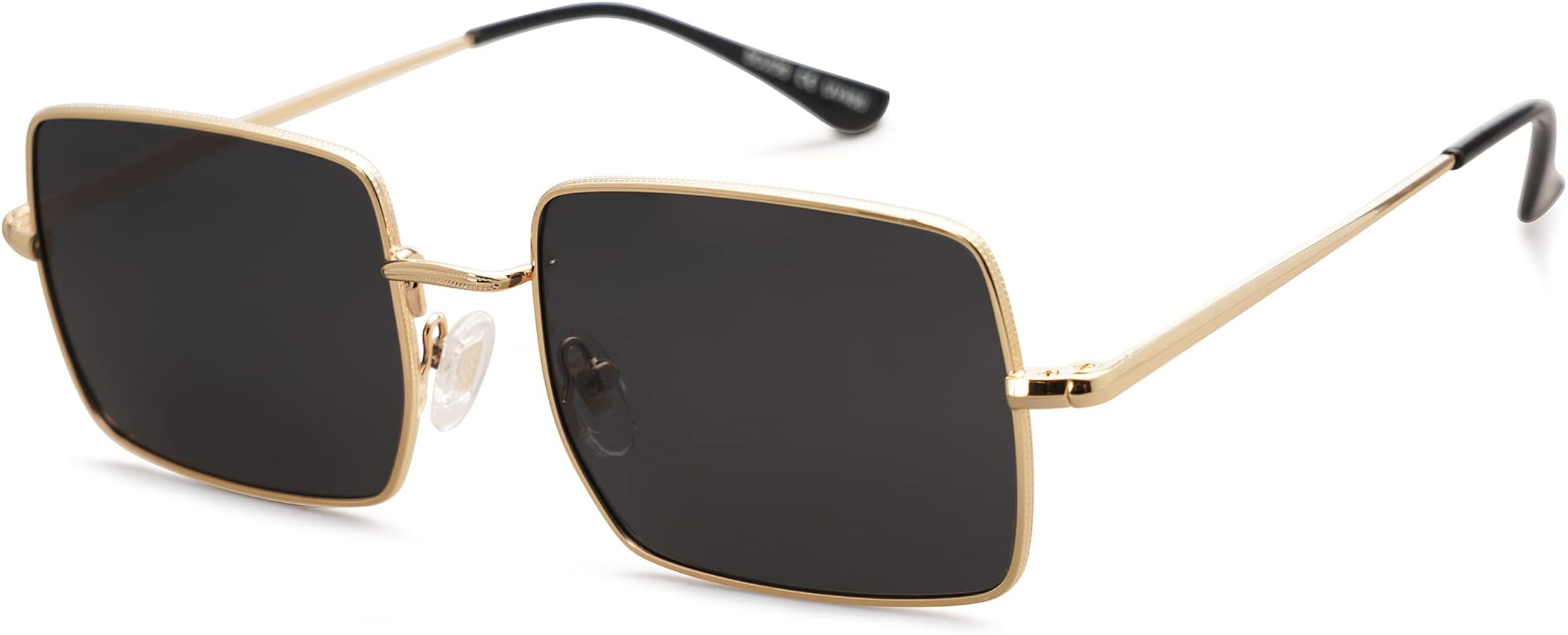 SOJOS Rectangle Polygon Polarized Sunglasses for Women Men Retro Classic Vintage Shades SJ1168 | Amazon (US)