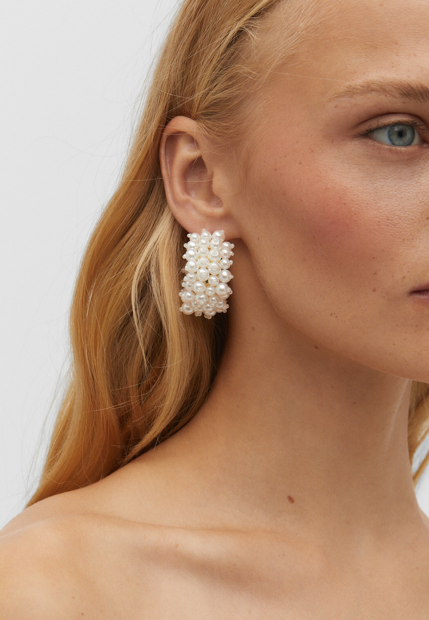 Boucles d’oreilles anneaux multiperles | Stradivarius (FR)