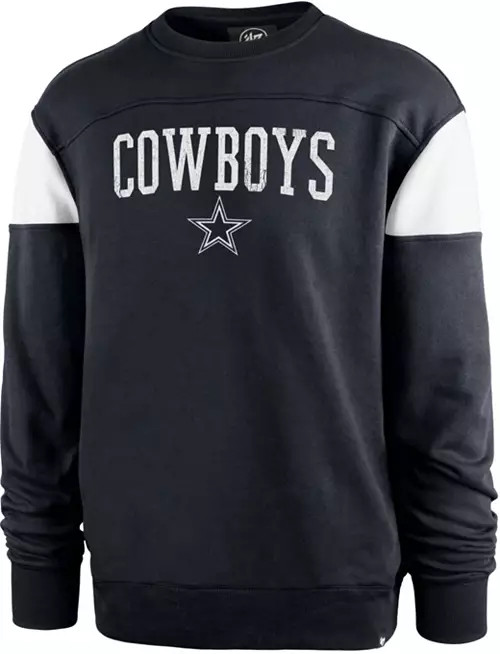 '47 Men's Dallas Cowboys Groundbreak Onset Crew Sweatshirt | Dick's Sporting Goods